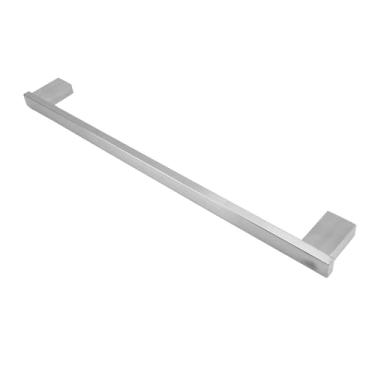 Imagem de FTVOGUE Barra de Toalha Toalheiro Suporte Toalha 24 Polegada Escovado Cromo Aço Inoxidável Banheiro Fixado na Parede para Casa Hotel Banheiro (60cm)