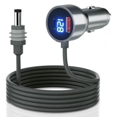 Imagem de Mwin Cabo Starlink Mini - Acessórios Carregador Veicular 3 em 1 CC, Adaptador Acendedor 12V-24V com Display Digital, USB-C/USB-A 30W para Veículos (3M)