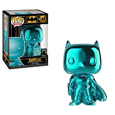 Imagem de Funko Pop! DC Batman 90 Years Teal Chrome Batman 2019 Shared Sticker Exclusive SDCC