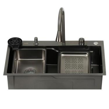 Imagem de Cuba Cascata Gourmet Premium Aço Inox 304 com Torneira e Acessórios In