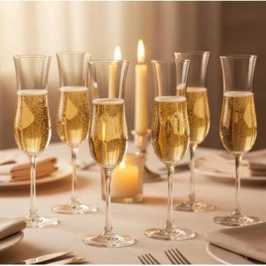 Imagem de Jogo de Taça de Cristal Grappa 6pcs, 90ml- Ruvolo