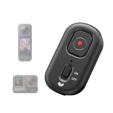 Imagem de VRIG Controle remoto Bluetooth compatível com Insta 360 X5/X4/Ace Pro/Ace Pro 2/Go 3s, controle de obturador sem fio para câmera de ação para vlogging, ciclismo