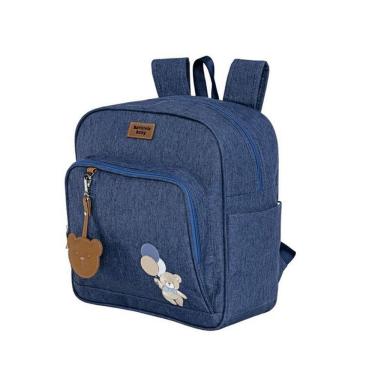 Imagem de Mochila Maternidade Ursinho - Azul Marinho - Batistela Baby