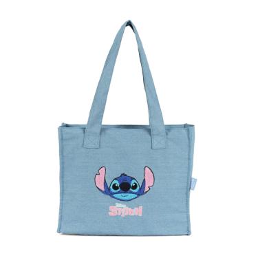 Imagem de Bolsa Tote Feminina Stitch Disney Luxcel BS76020SC Jeans