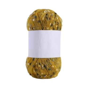 Imagem de Fio De Feijão Colorido 50g Para Tricô DIY, Material Para Cachecol, Cha