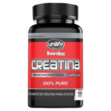 Imagem de Creatina Monoidratada 100% Pura 180 Cápsulas de 720mg - Unilife