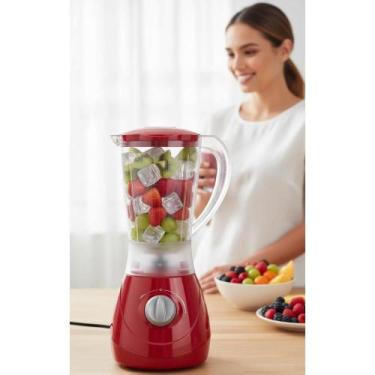 Imagem de Liquidificador Potente 550W 1.9L 2 Vel + Pulsar Bpa Free - Congratulat