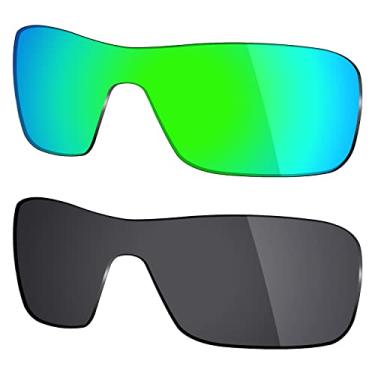 Imagem de 2 pares de lentes polarizadas de substituição da Mryok para óculos de sol Oakley Turbine Rotor – Opções