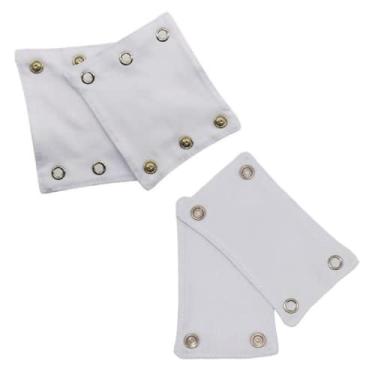 Imagem de Extensor Alongador De Body 1 Kit Com 2 Botões E 1 Kit Com 3 Botões Branco Unissex