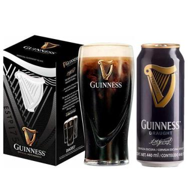 Imagem de Kit Cerveja Guinness + Copo Importado