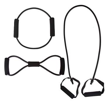 Imagem de Kit 3 Elásticos Extensores Casa Multifuncional Yangfit