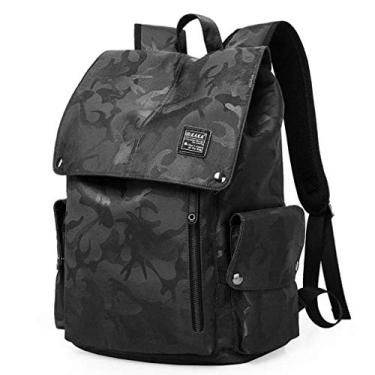 Imagem de Mochila durável com vários compartimentos, bolsa elegante de negócios Mochila impermeável leve moda casual daypack, para mulheres/homens universitários ao ar livre
