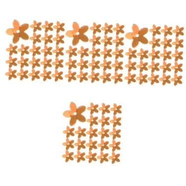 Imagem de Tofficu 4 Conjuntos florais lantejoulas decoração paete adorno paetê lantejoulas faça você mesmo lantejoulas flores solto decorar acessórios cinco pétalas pingente plástico
