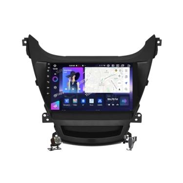 Imagem de YLOXFW Car Stereo 2 Din Android 13.0 Radio with 4G 5G WiFi DSP SWC Carplay for Hy-undai Elantra Avante 2011-2016 GPS Sat Navigation 9'' MP5 Multimedia Video Player FM BT Receiver,C,M150S