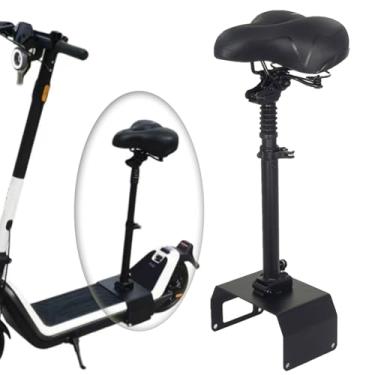 Imagem de DFFMQSJ Selim de scooter elétrico compatível com NIU KQi3, KQi3PRO, KQi3MAX 2019-2024 assento dobrável, selim de bicicleta E ajustável, sem perfuração, à prova de choque, substituição para adultos