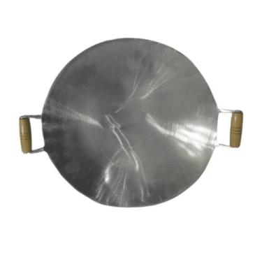 Imagem de Disco de Arado Redonda Alumínio Fundido Batido Grosso 46cm - PANELAAS