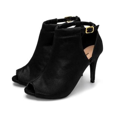 Imagem de Sandália Ankle Boot Elegante Feminina Moda Casual Fechada Com Fivela S