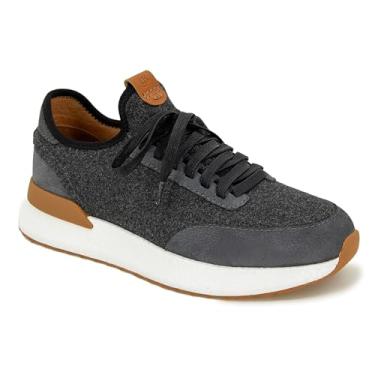 Imagem de Gentle Souls by Kenneth Cole Tênis masculino Laurence Jogger acolchoado para conforto o dia todo, suporte de arco integrado, Cinza escuro, 42