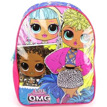 Imagem de Mochila Escolar Infantil  Xeryus Azul/Pink Meninas Original 10822 LOL-Feminino