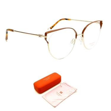 Imagem de Armação de Grau Hickmann HI10040 01A Gerbera 2 Metal Brown-Unissex