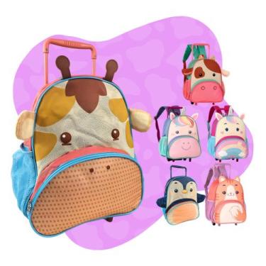 Imagem de Mochila Infantil Escolar Bolsa Menina Menino Com Rodinha - Mochila Inf