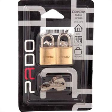 Imagem de Cadeado Pado Seguranca Igual C/2 Pc 40Mm