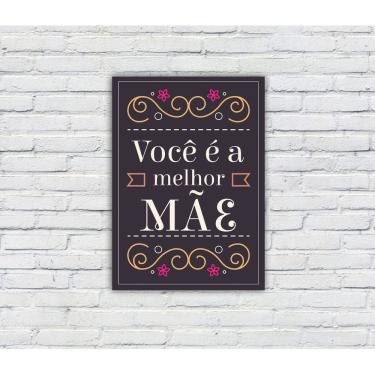 Imagem de Quadro/Placa Decorativa MDF s/ Moldura Tema Mães