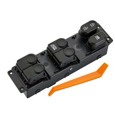 Imagem de ZAPOSTS Interruptor de janela elétrico serve para Hyundai Accent 2010-2017. Interruptor mestre vidrios para porta de controle lateral do motorista dianteiro esquerdo substitui 93570AP1R101,