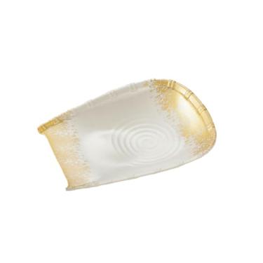 Imagem de Prato retangular de restaurante de churrasco, prato de acompanhamento de restaurante de porcelana imitação-140081