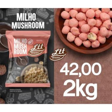 Imagem de Milho Mushroom Pipoca Especial Gourmet Ltt Alimentos 2kg - lttalimento