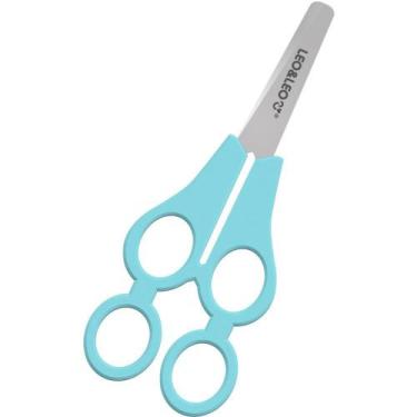 Imagem de Tesoura Escolar Dupla Tandem Color JOY Inclusiva Blister - Leonora