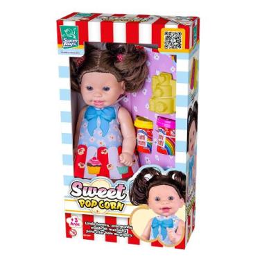 Imagem de Boneca Sweet Pop Corn Pipoca Com Massinhas - Super Toys