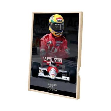Imagem de Ayrton Senna Classic Vintage HD Qualidade Retro Wall Art Posters Para 