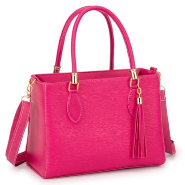 Imagem de Bolsa Feminina Media Duarts de Mão e transversal Lorena(Pink)