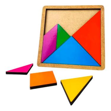 Imagem de Tangram - Quebra Cabeça em Madeira - Desafio Educativo - Brinquedos
