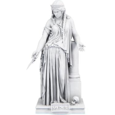 Imagem de Estátua Medeia Mitologia Grega Estatueta (Cor Mármore)