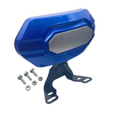 Imagem de YIJU Suporte para bicicleta elétrica, instalação prática, componentes de encosto Sissy Bar, Azul, Tamanho real