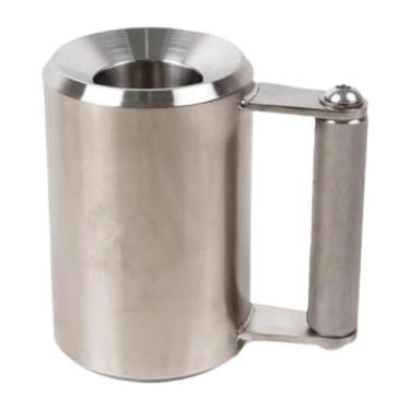 Imagem de Qianly Caneca de Café com Halteres, Copo com Halteres para Entusiastas de Café, Copo Esportivo de aço Inoxidável Engraçado para Treinamento de Força E Condic, 10 Kg Contém 120 Ml