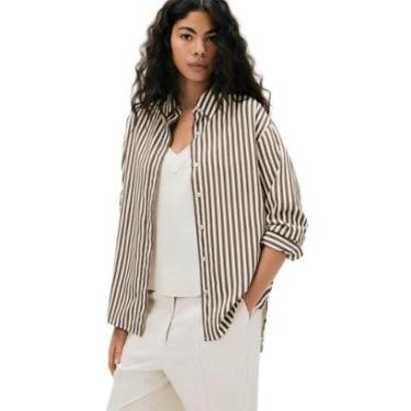 Imagem de Camisa Hering Feminina Manga Longa Listrada-Feminino