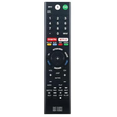 Imagem de Novo controle remoto de voz substituída para Sony Smart TV XBR-43X800E XBR-49X800E XBR49X800E XBR-55X800E XBR55X800E XBR-55X806E XBR55X806E XBR-65X850E XBR65X850E XBR-75X850E XBR75X850E XBR-43XX800D XD XBR-43X800D 49X800D