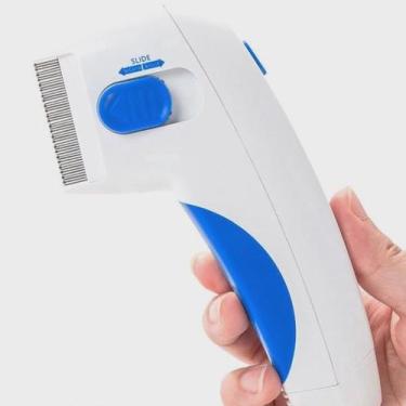 Imagem de Pente Eletrico Mata Pulgas Carrapatos Caes Pet Gatos Cachorro Remove P