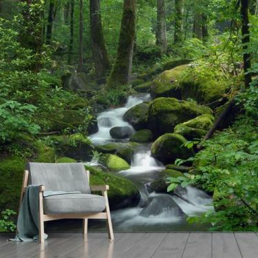Imagem de Papel de Parede Paisagem Cachoeira Natureza Sala Adesivo - 003pcm - Al