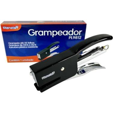 Imagem de Grampeador Alicate P/25FLS PL9812 Preto 24/6-26/6 - VMP
