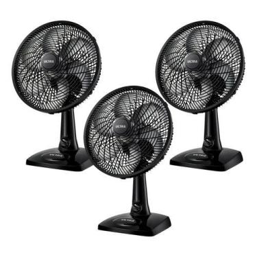 Imagem de Kit 3 Ventiladores Mesa V-ut-30-02 Potente Silencioso 110v - Mondial, 