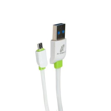 Imagem de Cabo Usb X Micro Usb Flat 3.0 2M Branco X-Cell