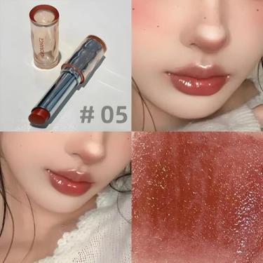 Imagem de Batom Líquido Espelhado - Brilho Hidratante de Longa Duração, 05