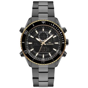 Imagem de Relógio Technos Masculino Ts Digitech Bicolor - Yxdad1431ac/1p