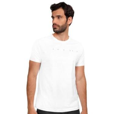 Imagem de Camiseta Aramis Masculina Lettering Dots Branca-Masculino