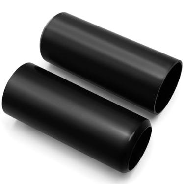 Imagem de YIBEICO Capa de bateria de substituição de 2 peças para microfone sem fio Shure BLX288, PG58, SM58, Beta58A, ajuste preciso, produção de ABS durável, fácil instalação para consertar capa de