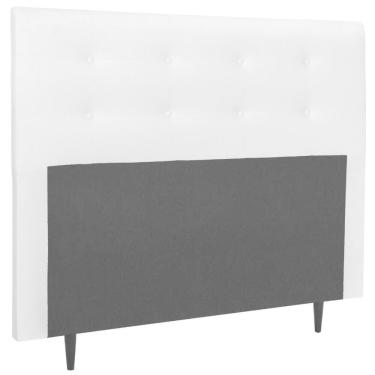 Imagem de Cabeceira Estofada Cama Casal 140 Cm Helena Corino Branco